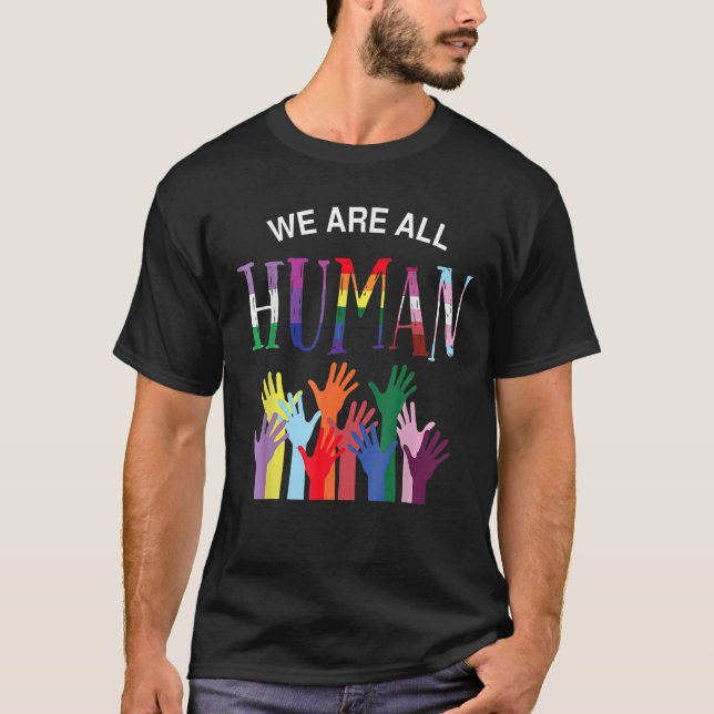 Black Is Beautiful Black History Month - We Are Al T-Shirt (Front)