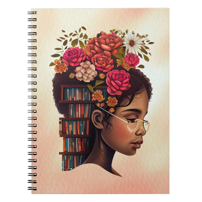 Black is Beautiful Book Lover Notebook (Front)
