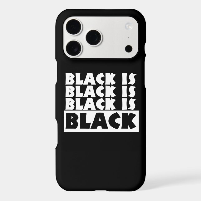 Black Is Black (Back)