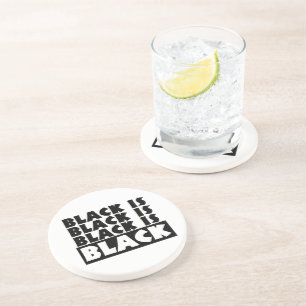 Black Is Black Coaster