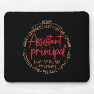 Black Istant Principal Love African American Mouse Pad