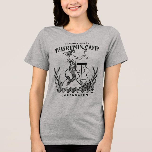 Black ITC Theremermaid Tri-Blend Shirt (Front)