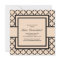 Black & Ivory Damask Invitation