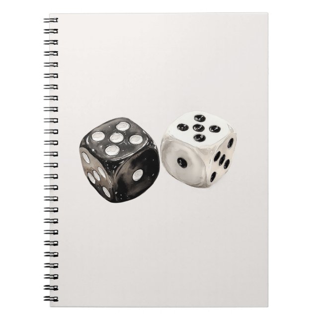Black Ivory Dice Notebook (Front)