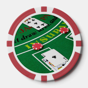 Black Jack Poker Chip