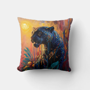 Black Jaguar Cushion
