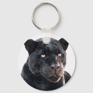 Black Jaguar Key Ring