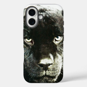 Black Jaguar Panther iPhone 16 Case