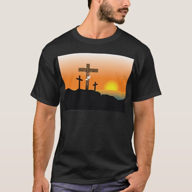 Black Jesus Christ T-Shirt (Front)