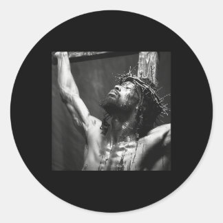 Black Jesus, Christianity, Church, Christ, Jesus 0 Classic Round Sticker