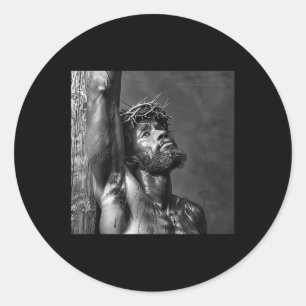 Black Jesus, Christianity, Church, Christ, Jesus Classic Round Sticker
