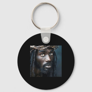 Black Jesus, Christianity, Church, Christ, Jesus _ Key Ring