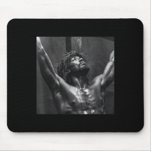 Black Jesus, Christianity, Church, Christ, Jesus  Mouse Pad