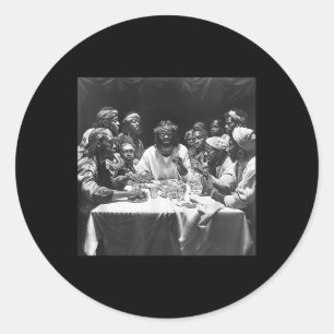 Black Jesus, Last Sacrament, Jesus 2 Classic Round Sticker