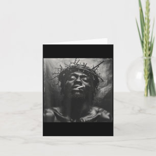 Black Jesus Smokes, Christianity, Church, Christ,  Card