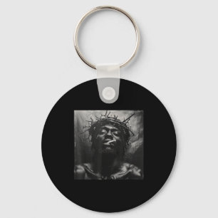 Black Jesus Smokes, Christianity, Church, Christ, Key Ring