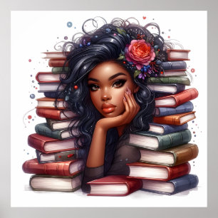 Black Job African Author Librarian Writer Sista Poster