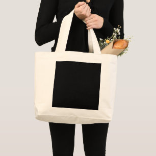 Black JUMBO Tote Bag