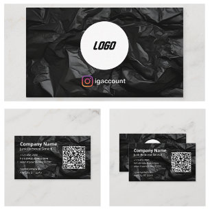 Black Junk Removal Business Card