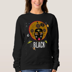 Black - Kemetic Egyptian Ankh Black Girl Magic Mel Sweatshirt