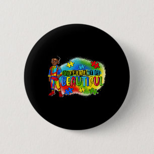 Black Kid Autism Different Is Beautiful Autism Awa 6 Cm Round Badge