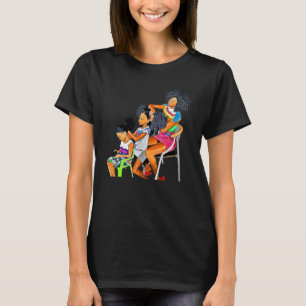 Black Kids Girl Love Your Natural Hair Afro Women T-Shirt