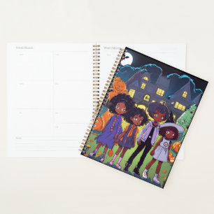 Black Kids Stumble On A Haunted Town Halloween Planner