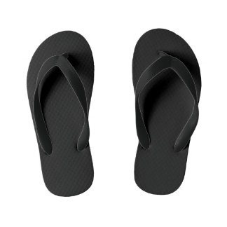 Black  kid's thongs