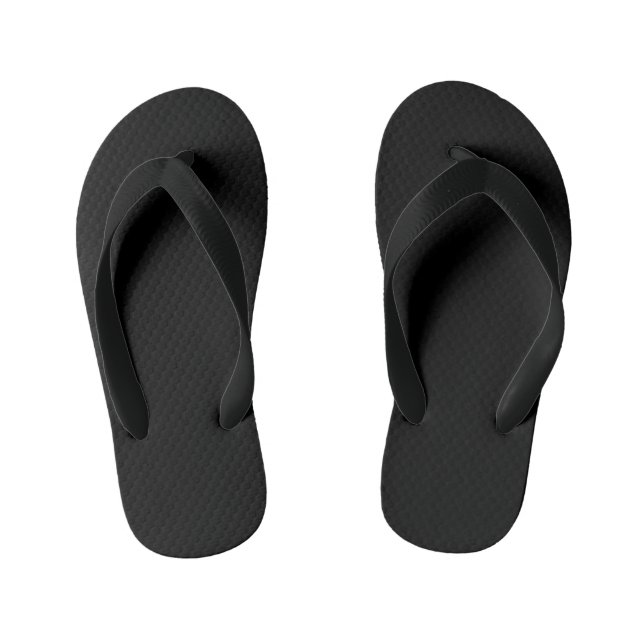 Black  kid's thongs (Footbed)