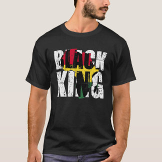 Black King Africa Map Black History Month Africa P T-Shirt