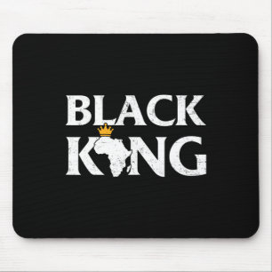 Black King African Map Black Pride Melanin Kids Me Mouse Pad