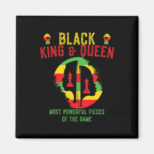 Black King And Queen Most Powerful Piece Of The Ga Magnet