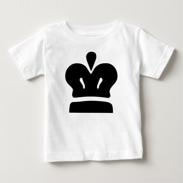 Black King Baby T-Shirt (Front)