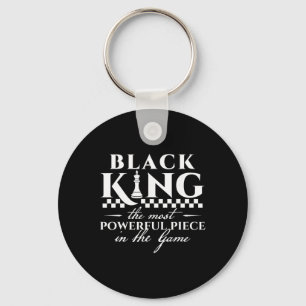Black King - Black History And African Roots Afro Key Ring