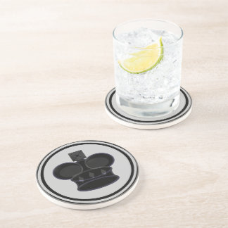 Black King Chess Piece Coaster