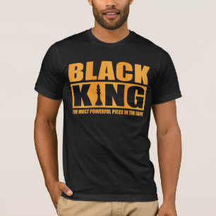 Black King Chess T-Shirt