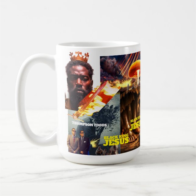 BLACK KING JESUS Mug (Left)