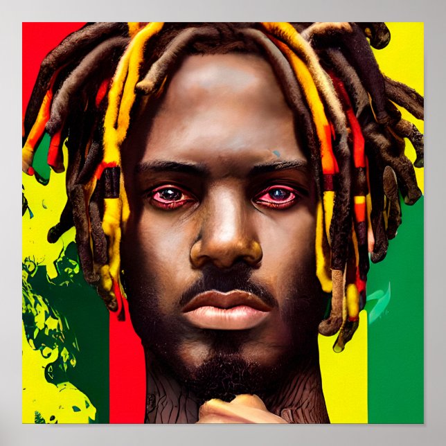 Black King Melanin Man Bruh Men Son Boy Prince Poster (Front)