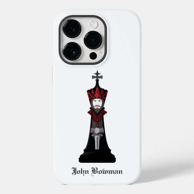 Black King / Personalised name Case-Mate iPhone Case (Back)