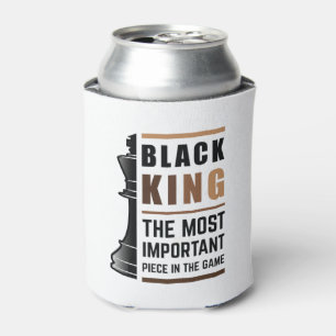 Black King The Most Important Piece In The Game 2 Can Cooler