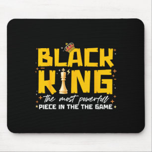 Black King The Most Powerful Piece In The The Game Mouse Pad