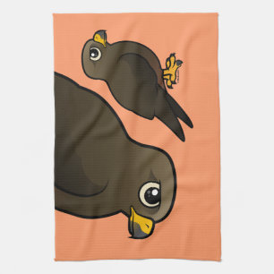 Black Kite Tea Towel