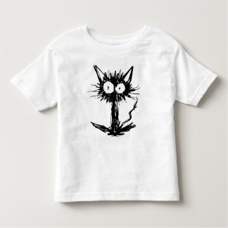 Black kitten *Simple Toddler T-Shirt