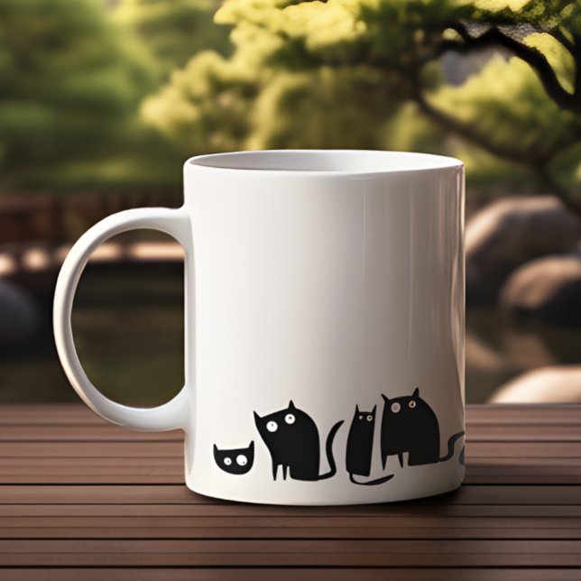 Black Kitty Cat Fun  Coffee Mug (Creator Uploaded)