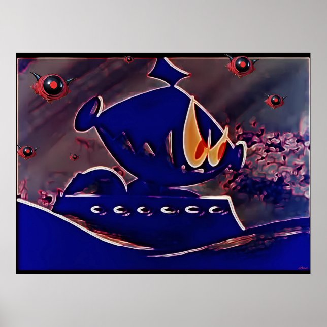 Black Knight of My Heart Poster (Front)