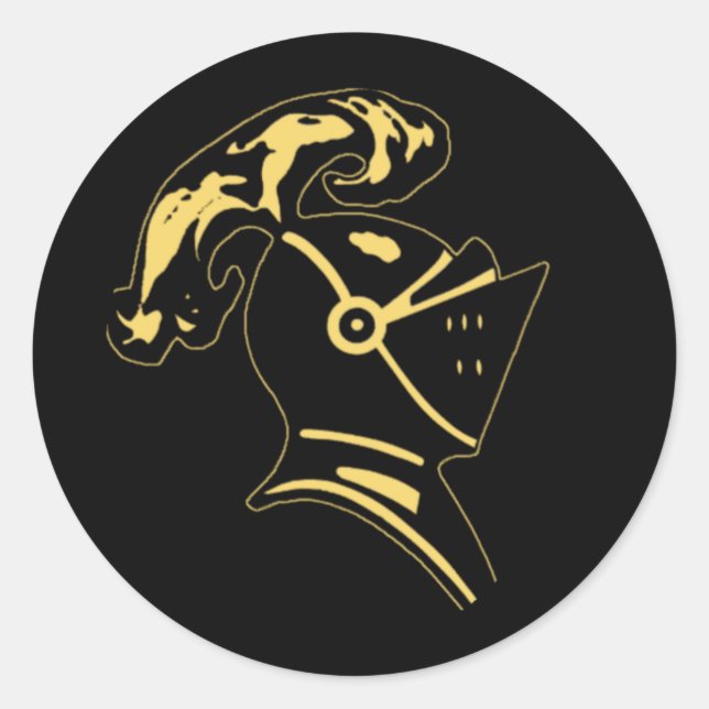 Black Knight -Sticker Classic Round Sticker (Front)