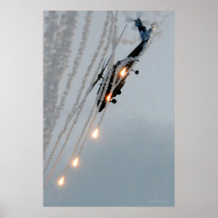 Black Knights Deploy Flares Poster