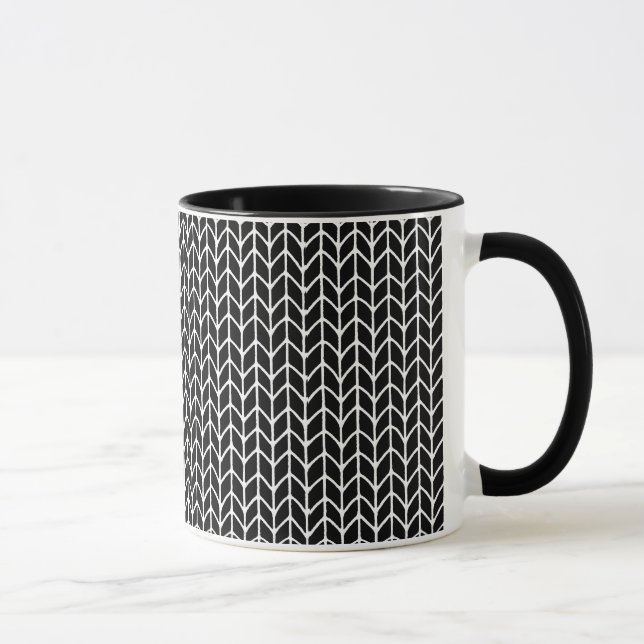 BLACK KNIT Black Combo Mug (Right)