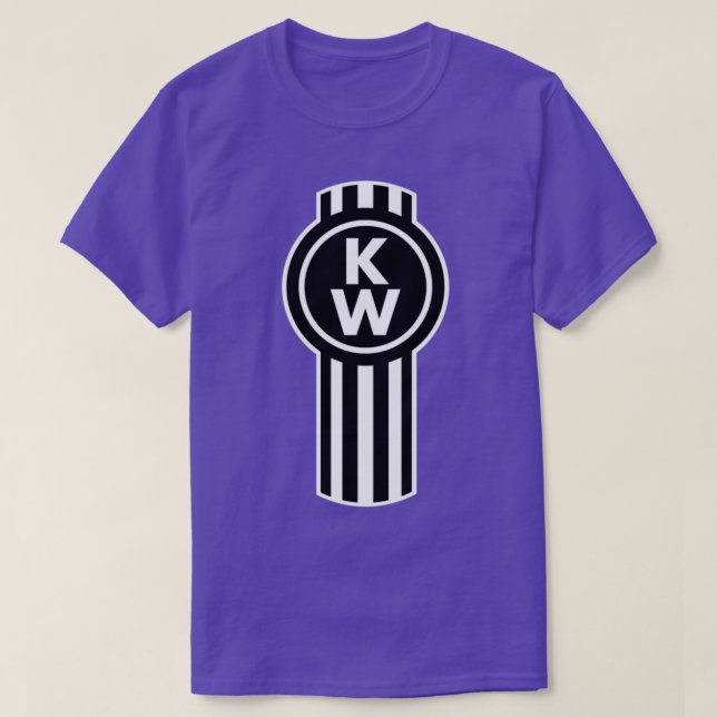 black KW trucks logo T-Shirt (Design Front)