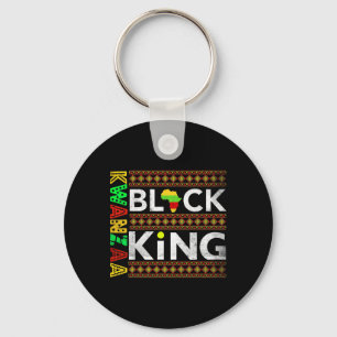 Black Kwanzaa King Africa American Men Bruh Man Da Key Ring